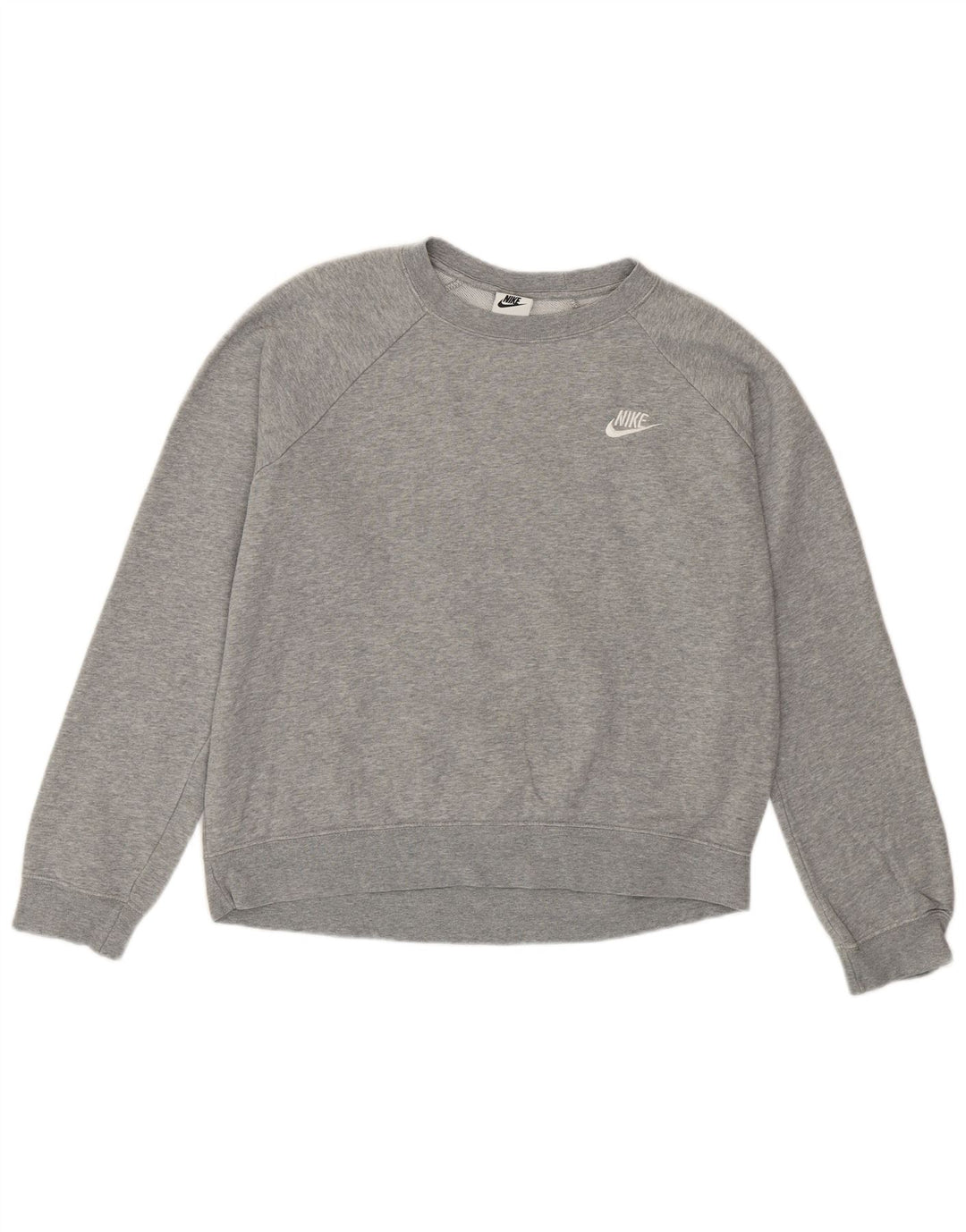 Nike Ženska majica slobodnog kroja UK 12 Srednje sivi pamuk