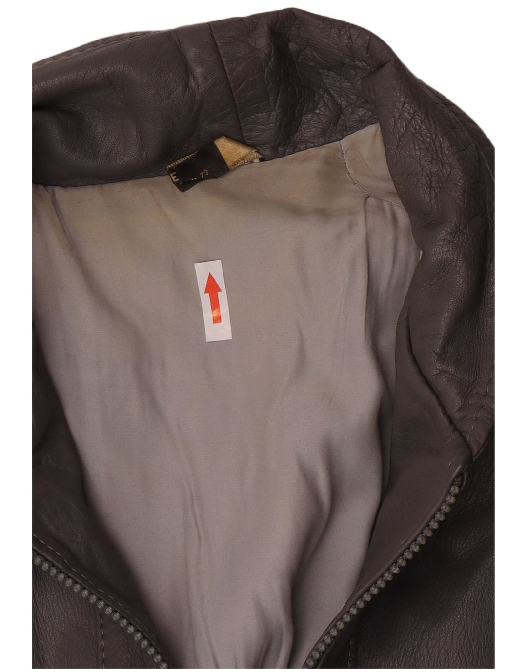 Vintage muška kožna jakna IT 48 Srednje siva koža