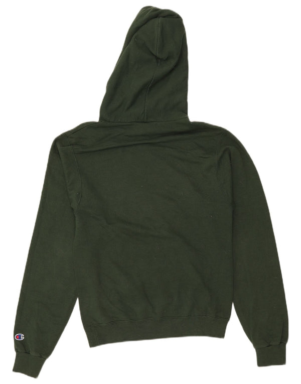Champion Mens Cal Poly Mustangs Graphic majica s kapuljačom XS Zeleni pamuk