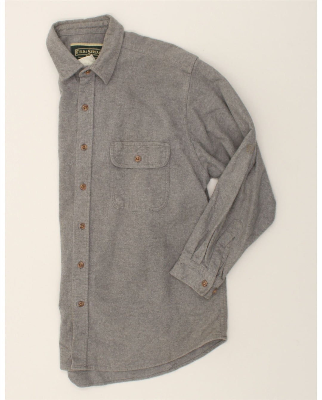 VINTAGE Mens Shirt XL Grey Cotton Vintage Vintage and Second-Hand Vintage from Messina Hembry 