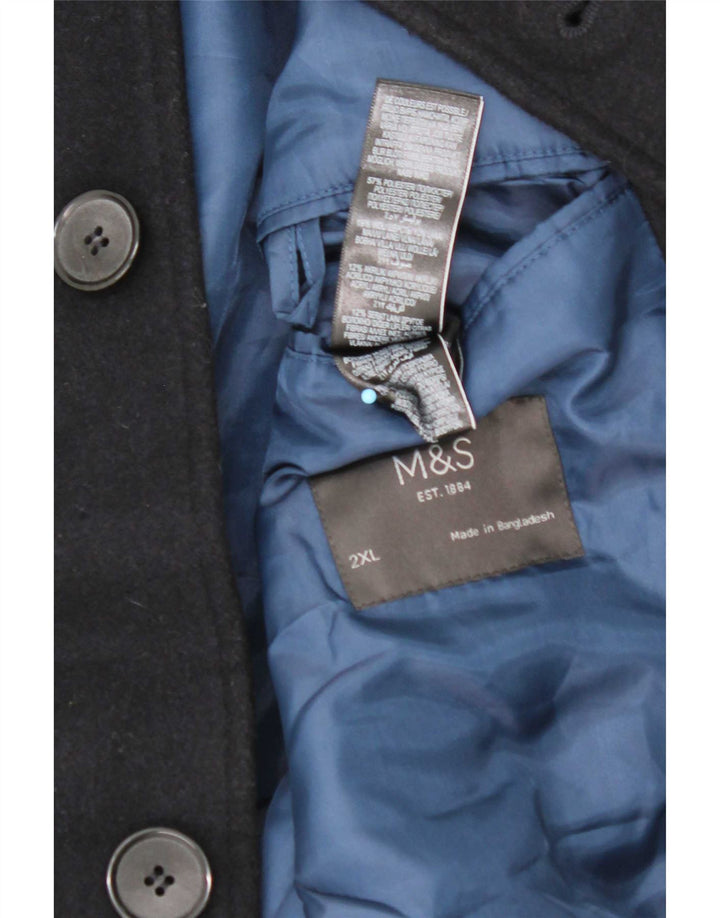 Marks & Spencer ženski kaput UK 20 2XL tamnoplavi poliester