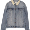 Lee Mens Riders traper jakna UK 40 Large Blue Colourblock Pamuk