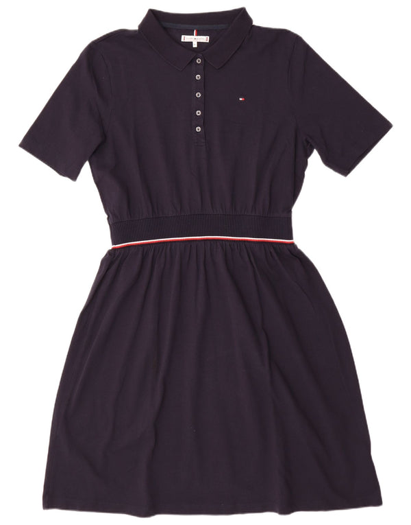 TOMMY HILFIGER ženska polo haljina UK 18 XL tamnoplavi pamuk