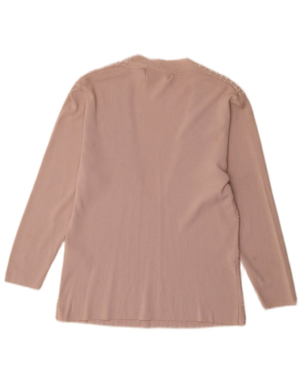 Zara ženski gornji dio bluze UK 14 Large Pink Rayon