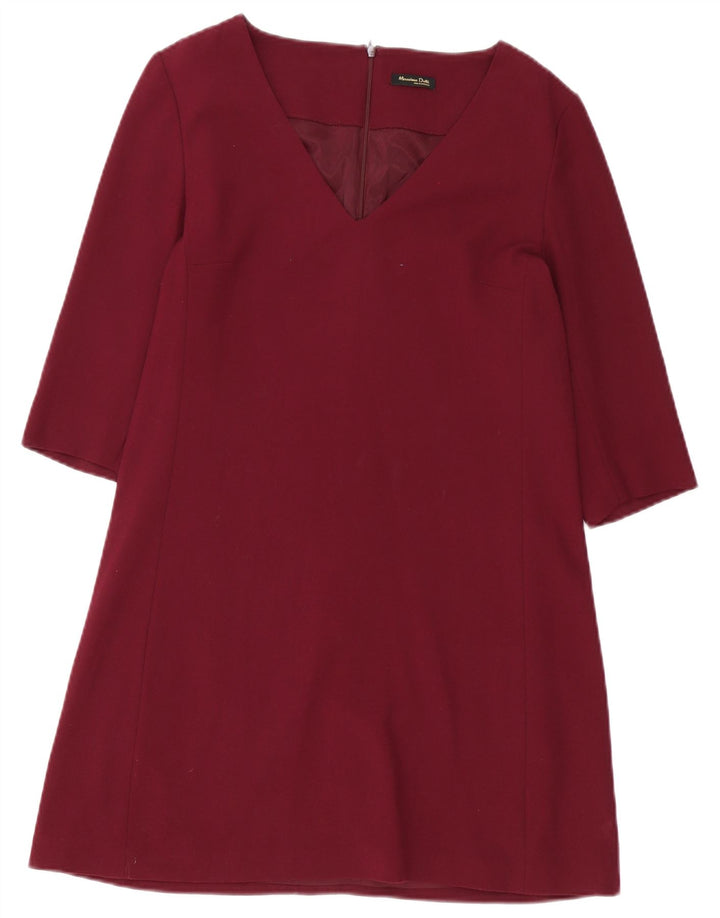 Ženska plašt haljina 3/4 rukava Massimo Dutti EU 40 srednje tamnocrvena