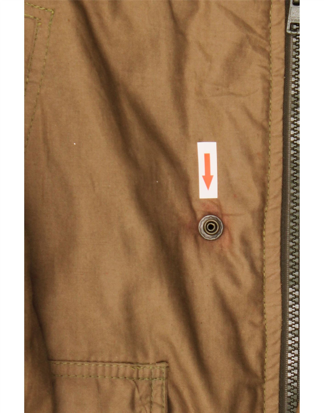 Vintage muška podstavljena jakna s kapuljačom IT 52 XL kaki