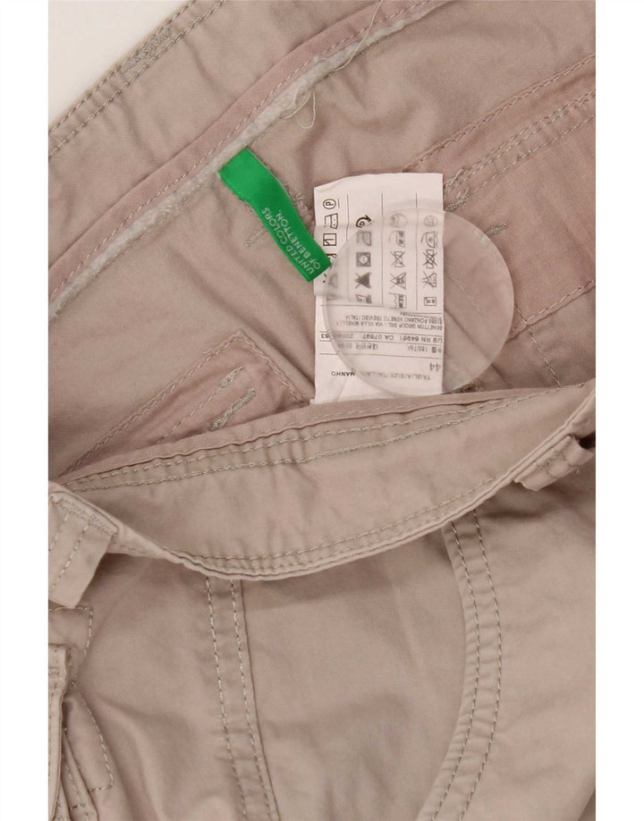 Benetton muške kargo kratke hlače IT 44 XS W30 sivi pamuk