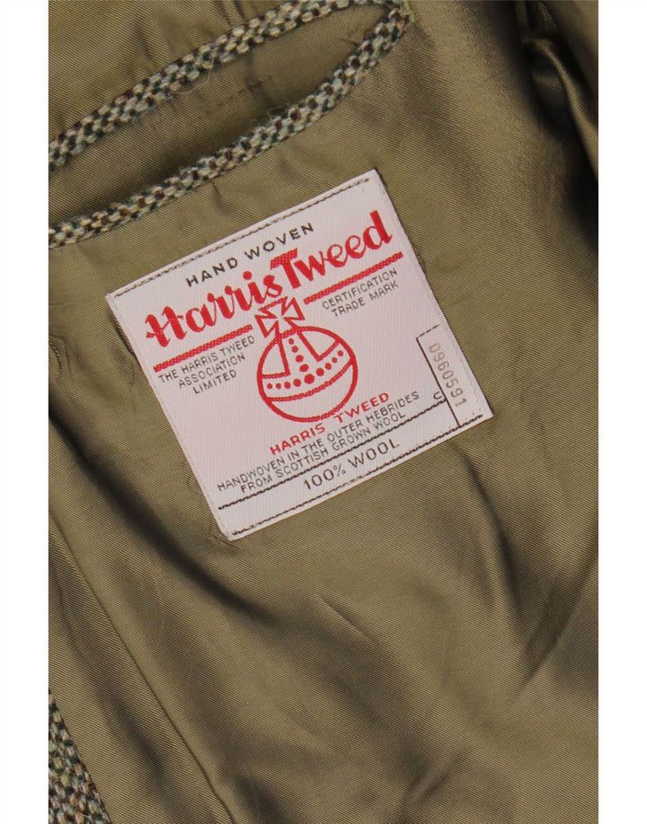 Harris Tweed muški sako sa 2 gumba UK 38 srednje siva vuna