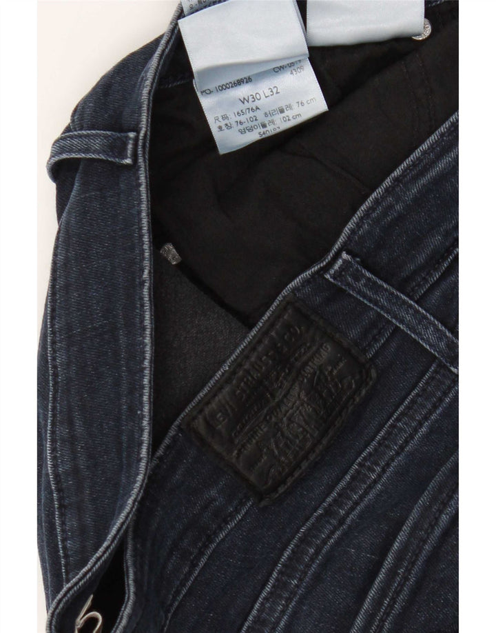 Levi's ženske 712 uske traperice W30 L29 tamnoplavi pamuk
