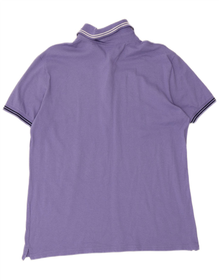 Benetton muška polo majica srednje ljubičasta