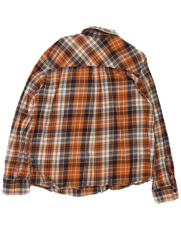 Mountain Warehouse, muška flanelska košulja standardnog kroja 3XL, smeđi karirani pamuk