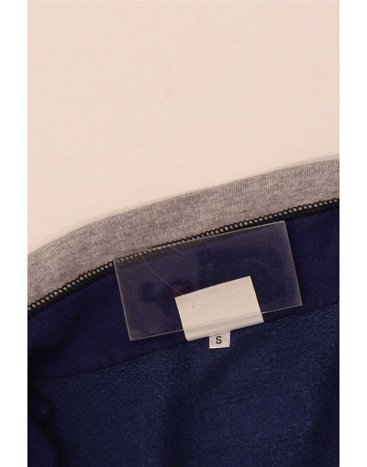 Diadora Womens Oversized Tracksuit Top Jacket UK 10 Small Blue Colourblock