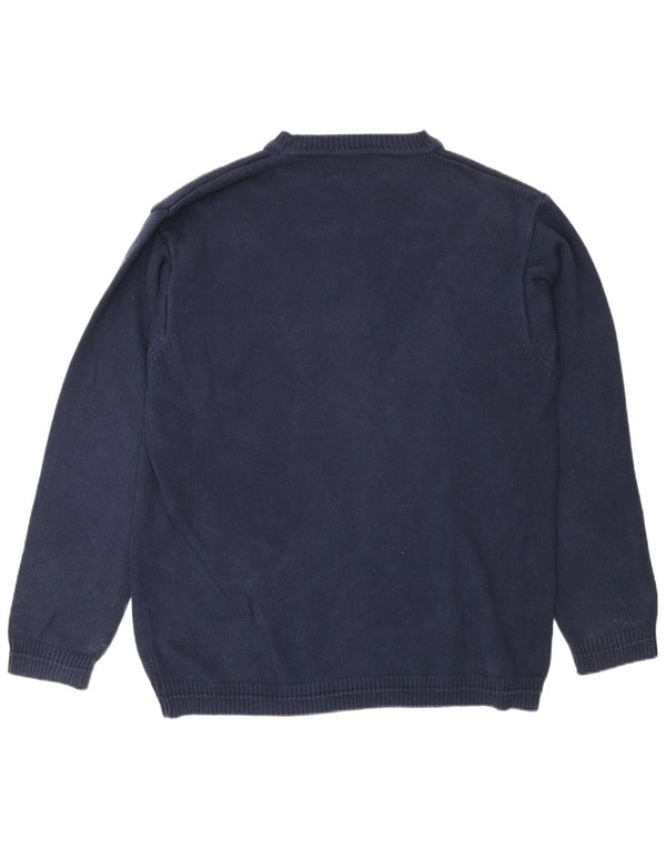 Avirex Mens Crew Neck Jumper Sweater XL Navy Blue