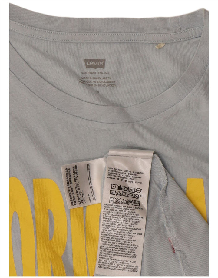 Levi's ženska majica kratkih rukava s grafičkim motivima UK 12 Srednje plavi pamuk