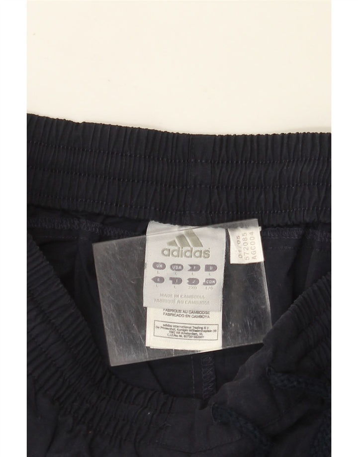 ADIDAS Muške hlače za trenirku, velike tamnoplave pamučne hlače