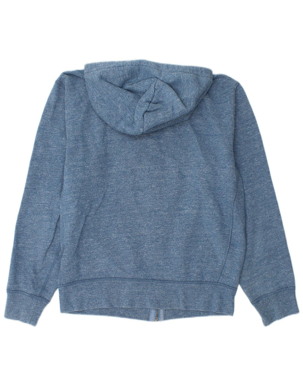 Polo Ralph Lauren ženski pulover s kapuljačom s patentnim zatvaračem UK 14 srednje plava s pjegama