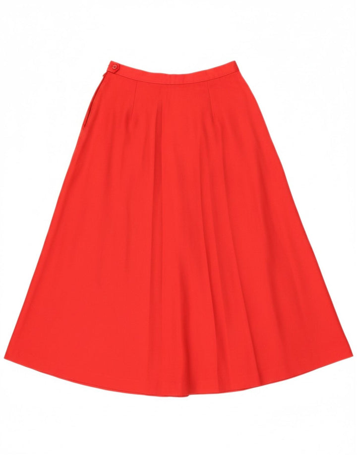C&A Womens A-Line Skirt W26 Small  Red Polyester Vintage C&A and Second-Hand C&A from Messina Hembry 