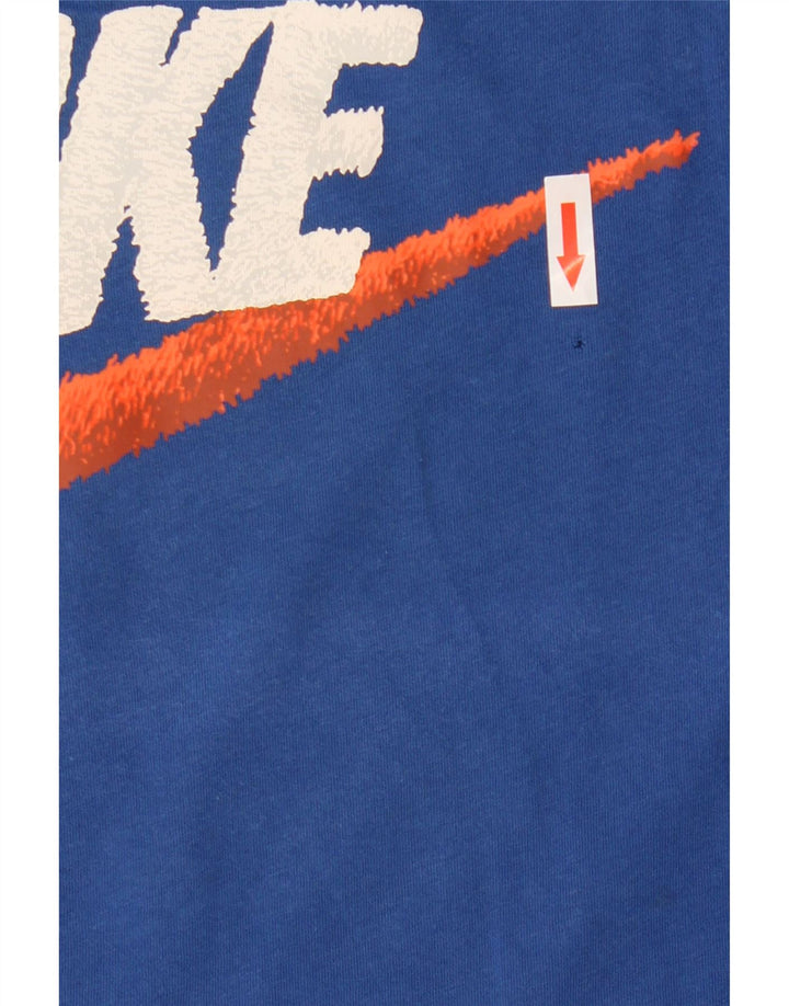 Nike muška majica s grafičkim motivima, veliki plavi pamuk