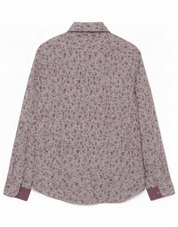 Ted Baker muška košulja veličina 6 2XL sivi cvjetni pamuk