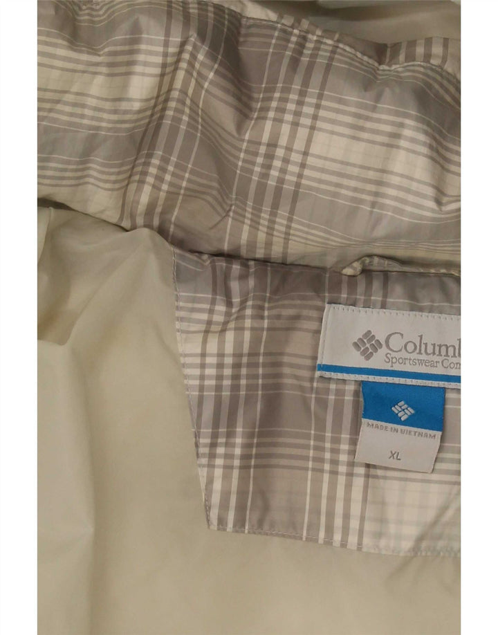 Columbia ženska podstavljena jakna s kapuljačom UK 18 XL sivi karirani poliester