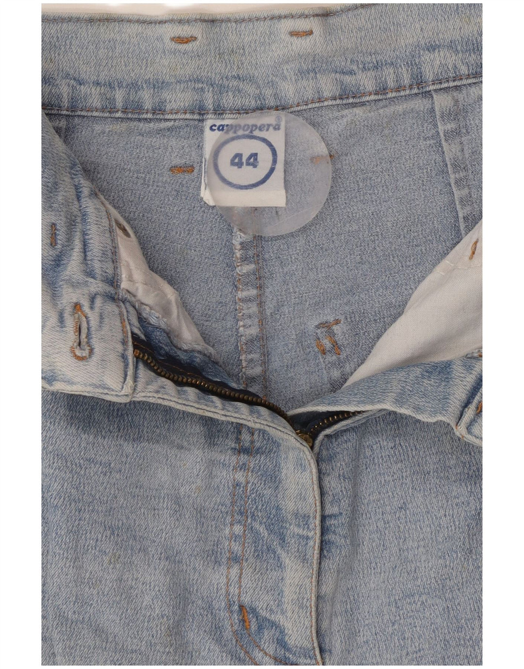 CAPPOPERA Ženske sužene traperice visokog struka IT 44 srednje W26 L26 plavi pamuk