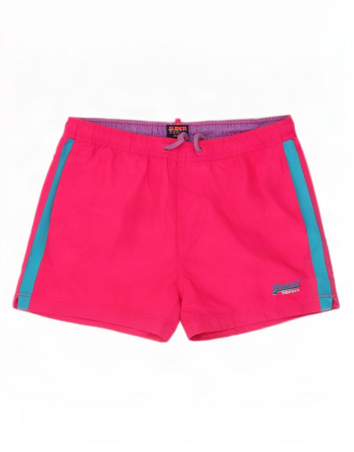 Superdry muške kratke hlače za plivanje XL ružičasti poliester u boji