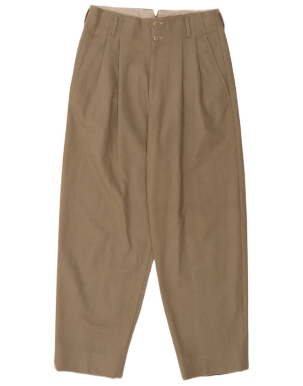 Virgola muške chino hlače visokog struka IT 46 Large W30 L27 Kaki