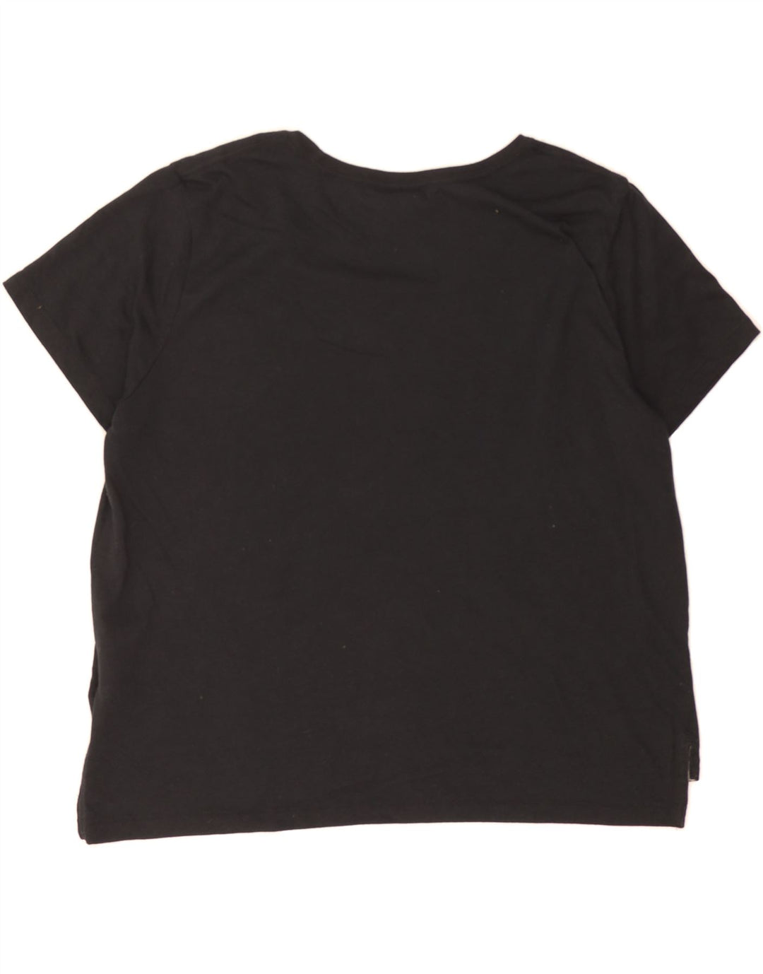 NIKE Womens Regular Graphic T-Shirt Top UK 14 Medium Black Polyester Vintage Nike and Second-Hand Nike from Messina Hembry 