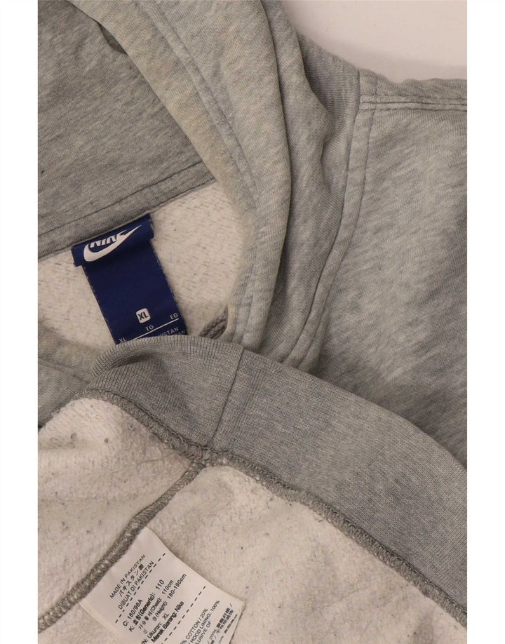 Nike muška majica s kapuljačom XL sivi pamuk