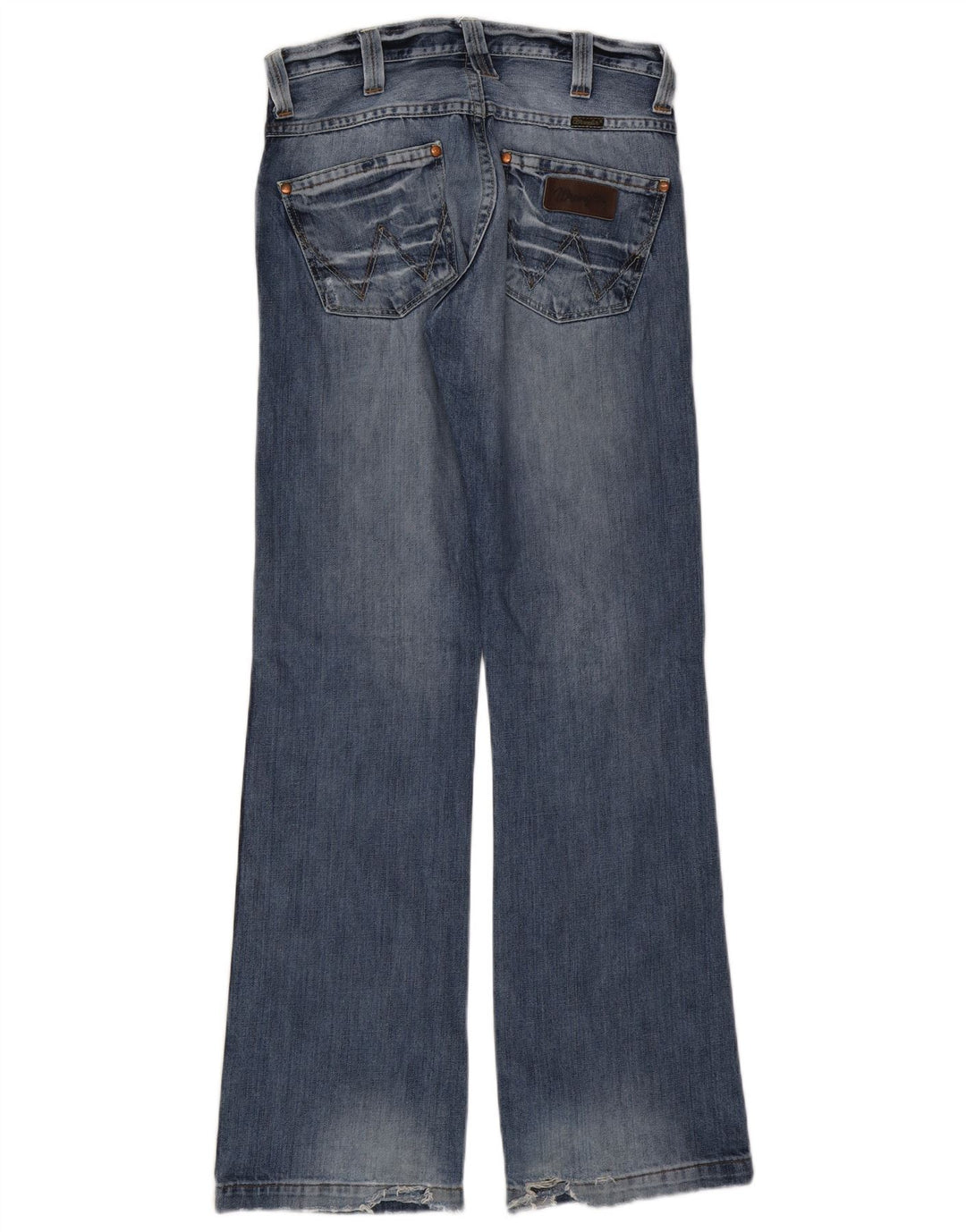 WRANGLER Muške traperice Dayton Bootcut W29 L34 Plavi pamuk