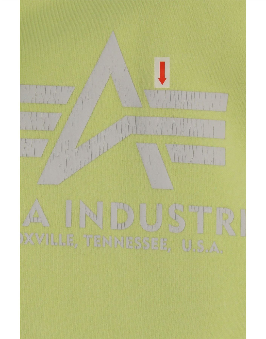 Alpha Industries muški džemper s grafičkim motivima XL zeleni