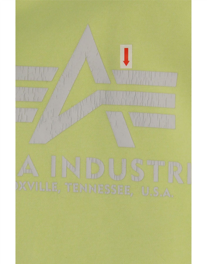 Alpha Industries muški džemper s grafičkim motivima XL zeleni