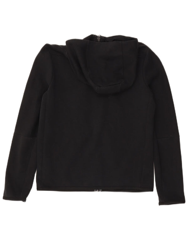 NIKE Džemper s kapuljačom s patentnim zatvaračem NIKE 13-14 godina XL crni pamuk