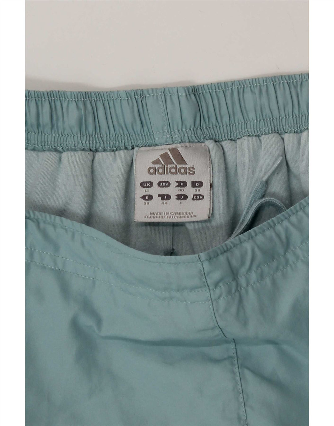 Adidas ženske vjetrovke hlače UK 12 Srednje plavi poliester