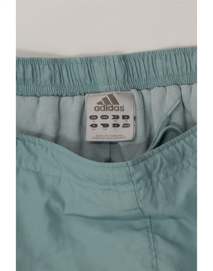 Adidas ženske vjetrovke hlače UK 12 Srednje plavi poliester
