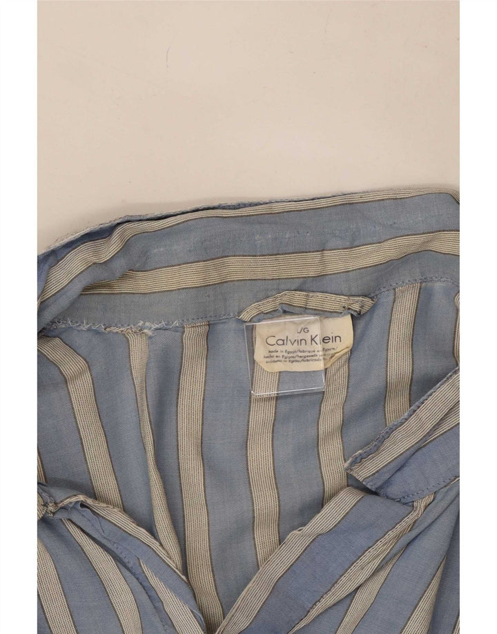 Calvin Klein muška pulover majica kratkih rukava s velikim plavim prugama