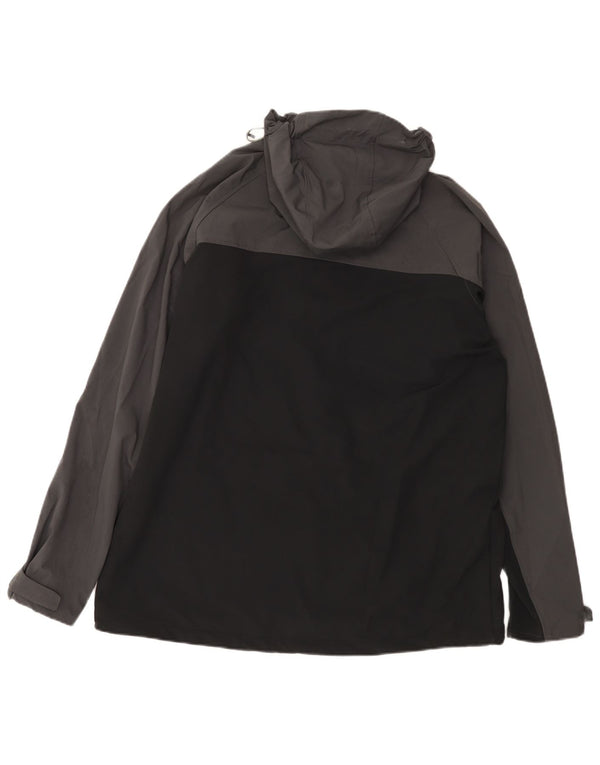 Muška kišna jakna s kapuljačom Mountain Warehouse UK 42 XL crne boje