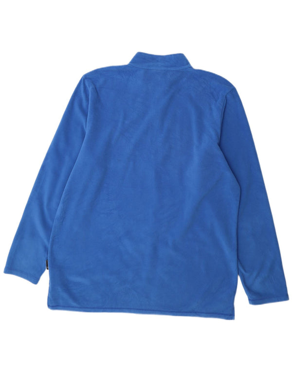 Jack Wolfskin muški džemper od flisa s patentnim izrezom UK 50 3XL plavi poliester