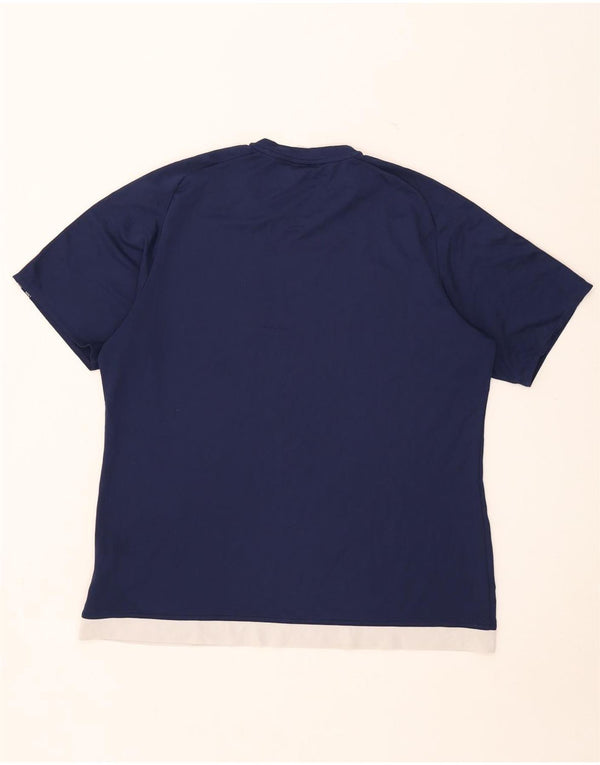 Adidas muška majica Climalite Top XL tamnoplavi poliester u boji