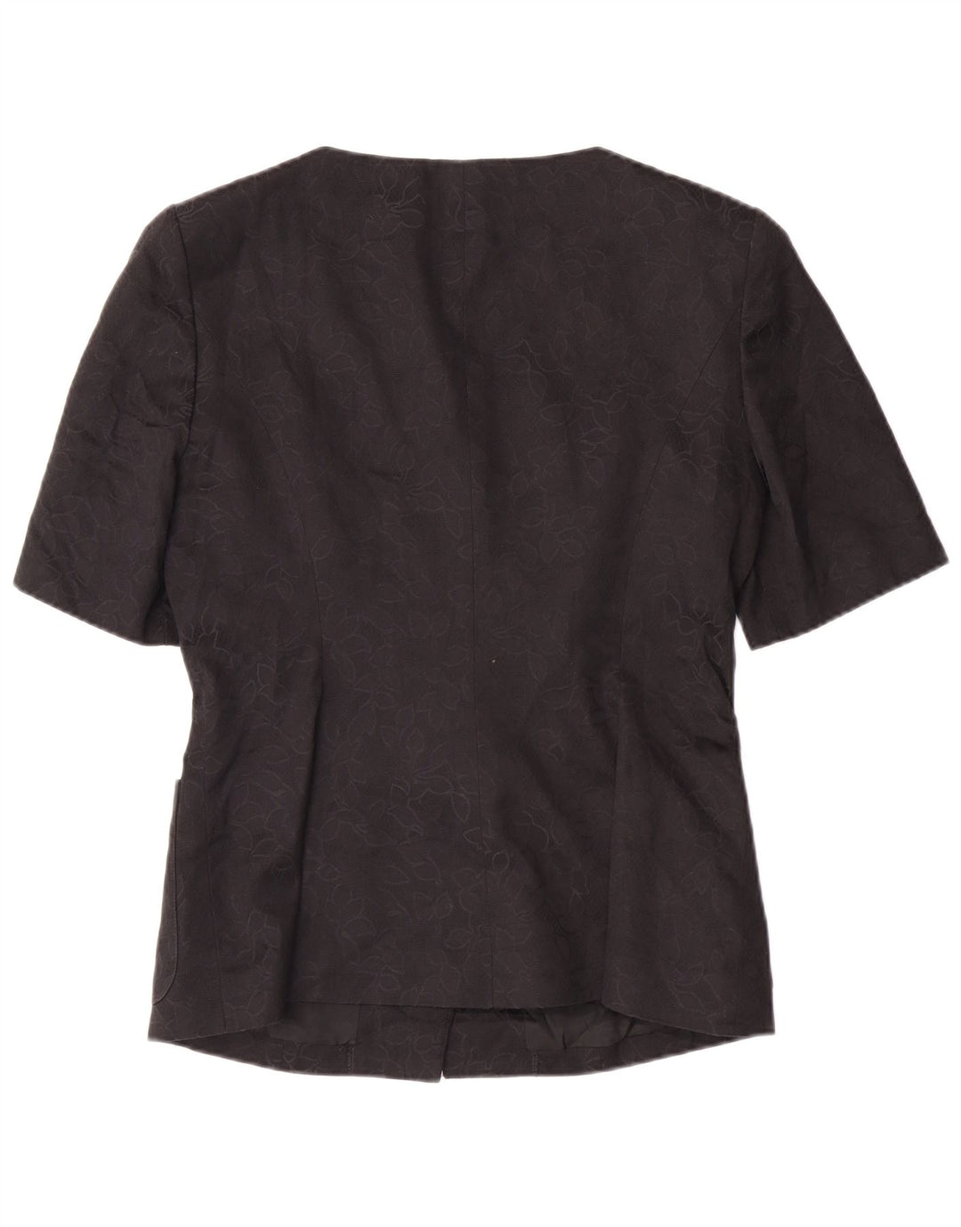 GUY LAROCHE Ženska jakna kratkih rukava EU 42 Velika crna klasična