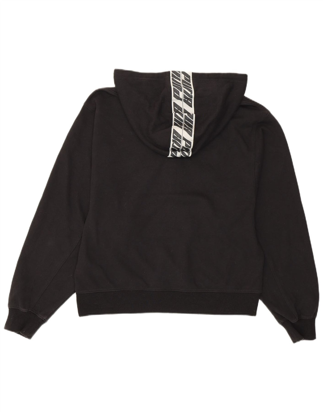 PUMA Ženska majica s kapuljačom s kapuljačom UK 16 Veliki crni pamuk