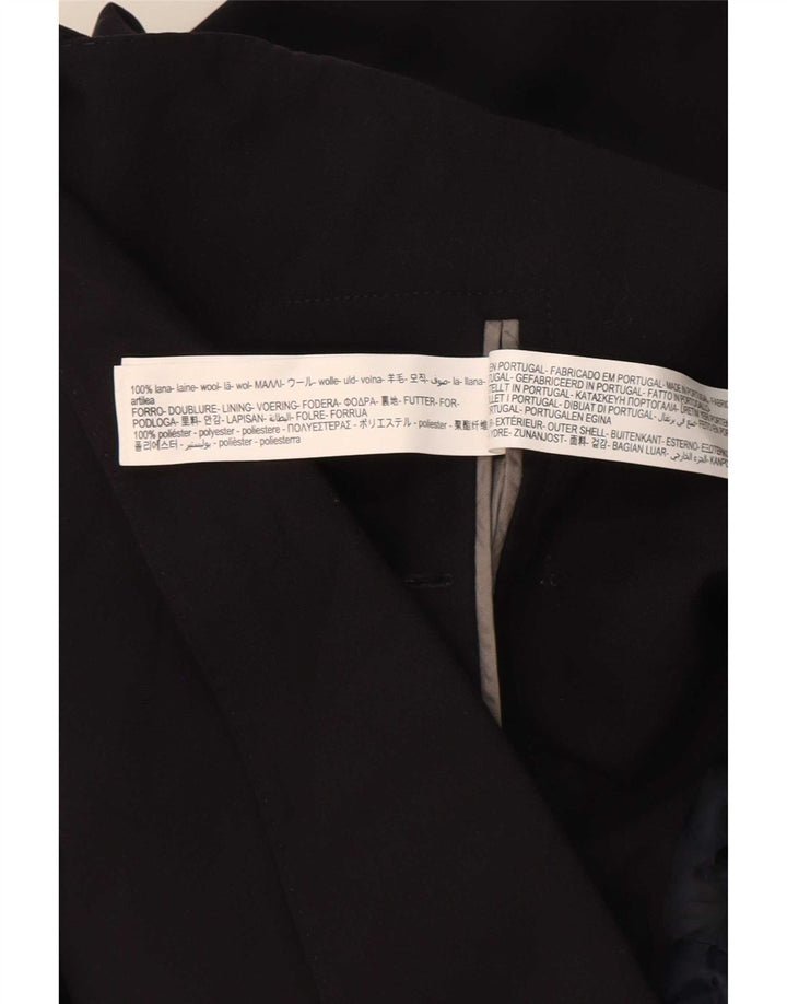 Massimo Dutti muška jakna s 2 gumba EU 56 XL crna vuna