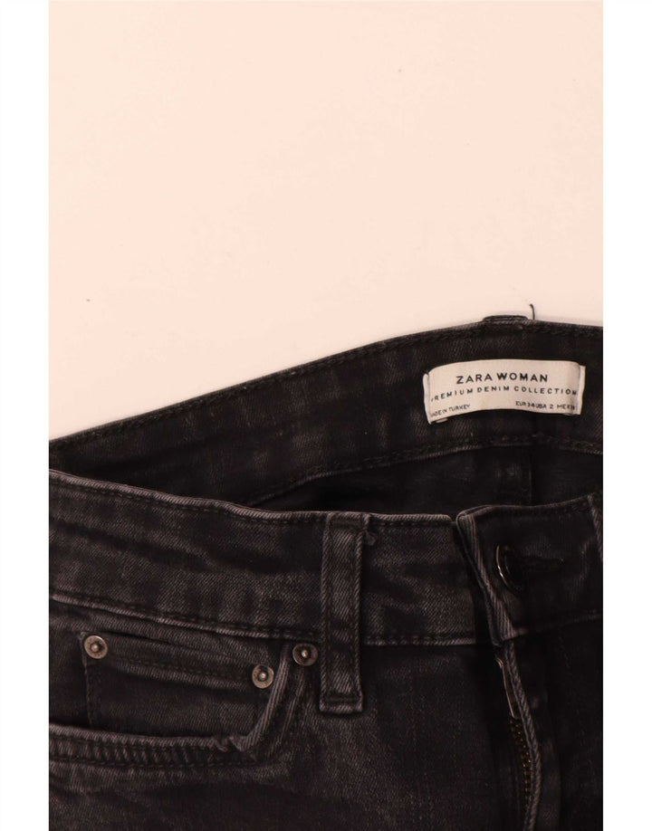 Zara ženske lepršave traperice EU 34 2XS W24 L28 crne