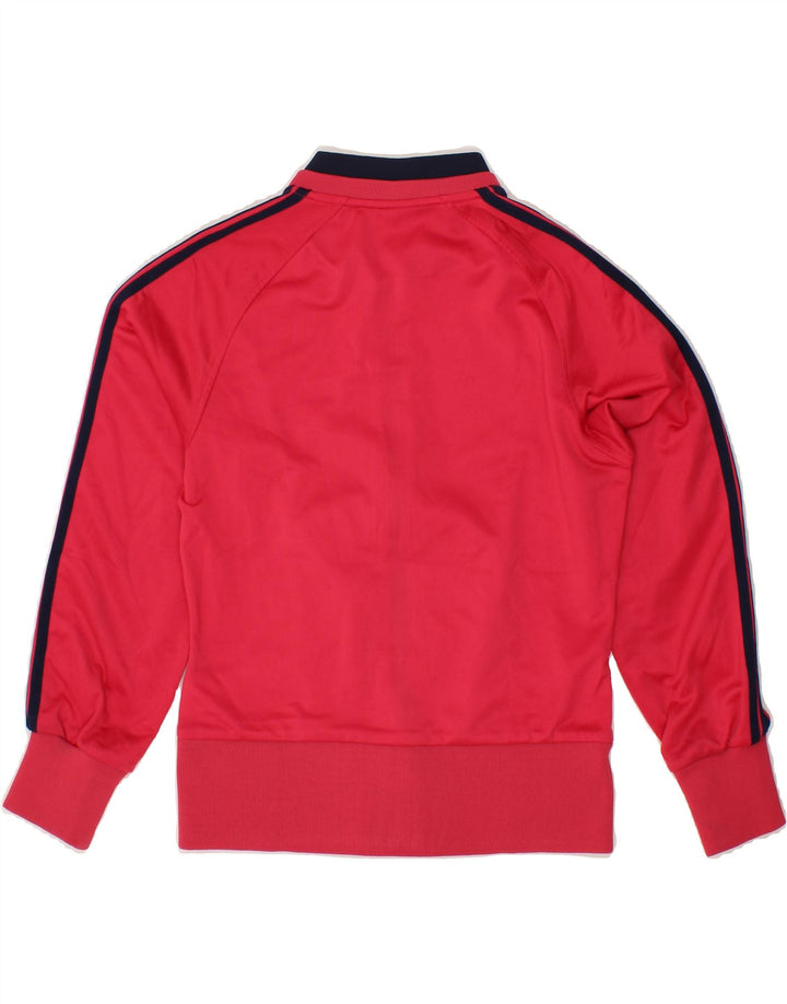 ASICS Girls Tracksuit Top Jacket 13-14 Years Pink Polyester Vintage Asics and Second-Hand Asics from Messina Hembry 