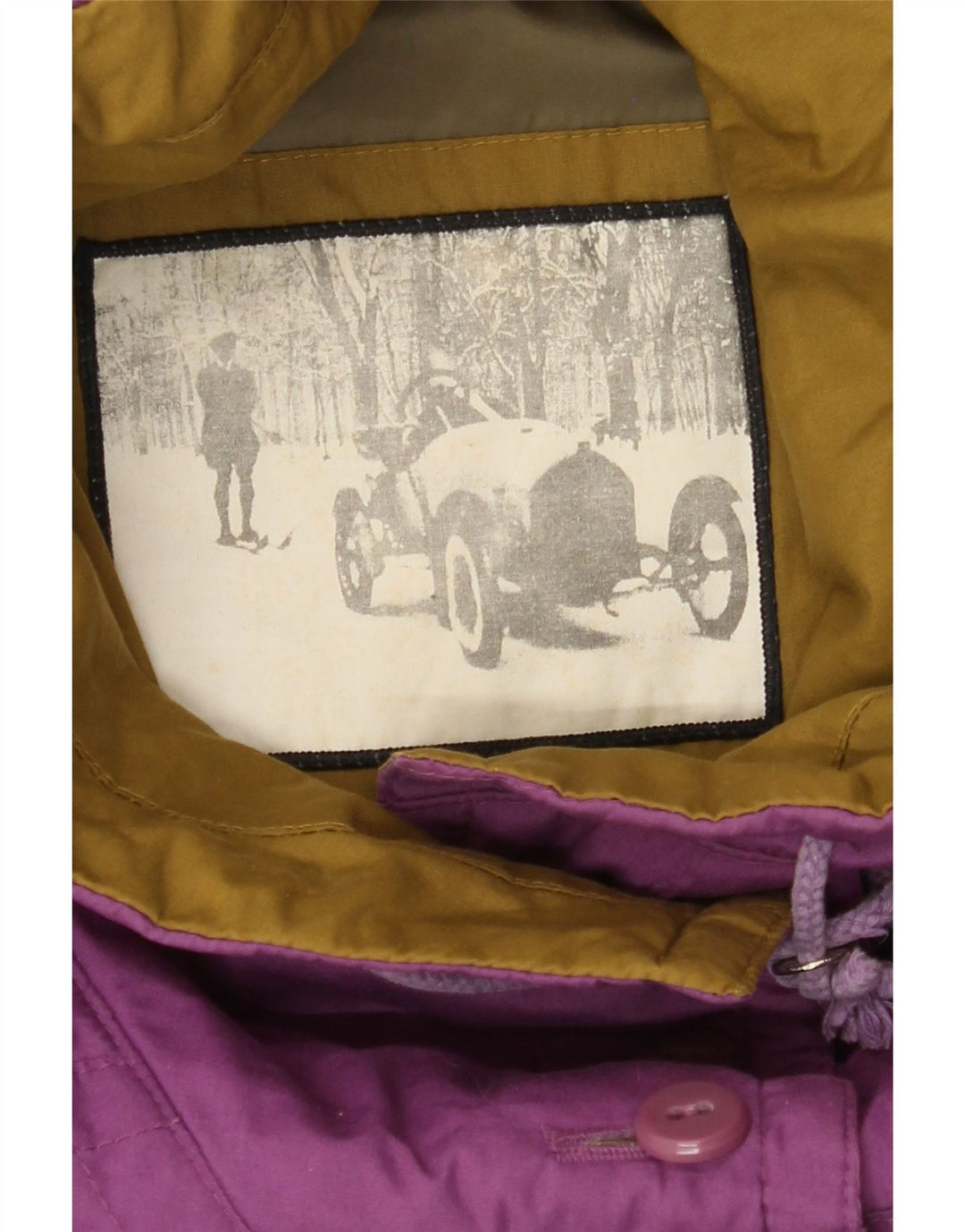 VINTAGE Ženska pomoćna jakna UK 20 2XL Ljubičasta