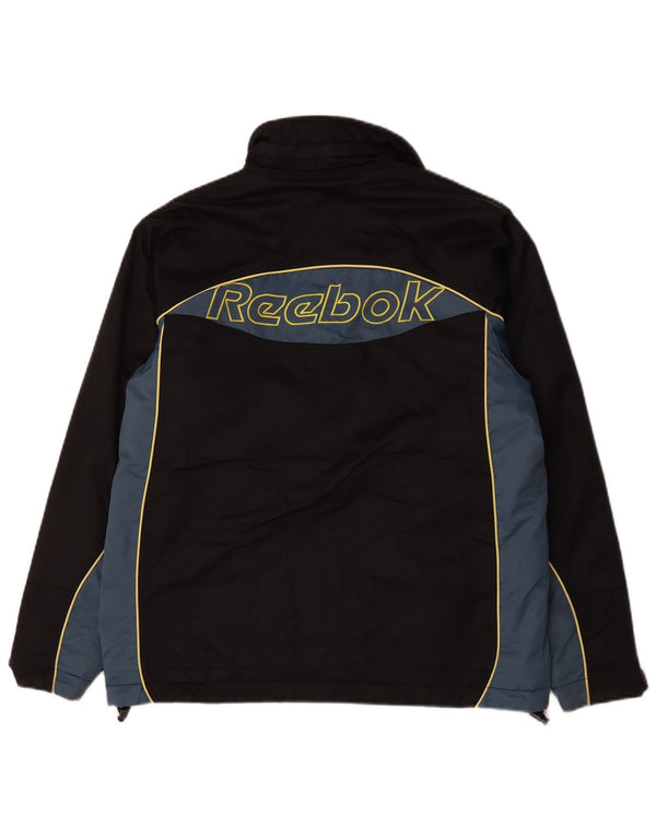 Reebok muška grafička vjetrovka jakna UK 34 XS Black Colourblock