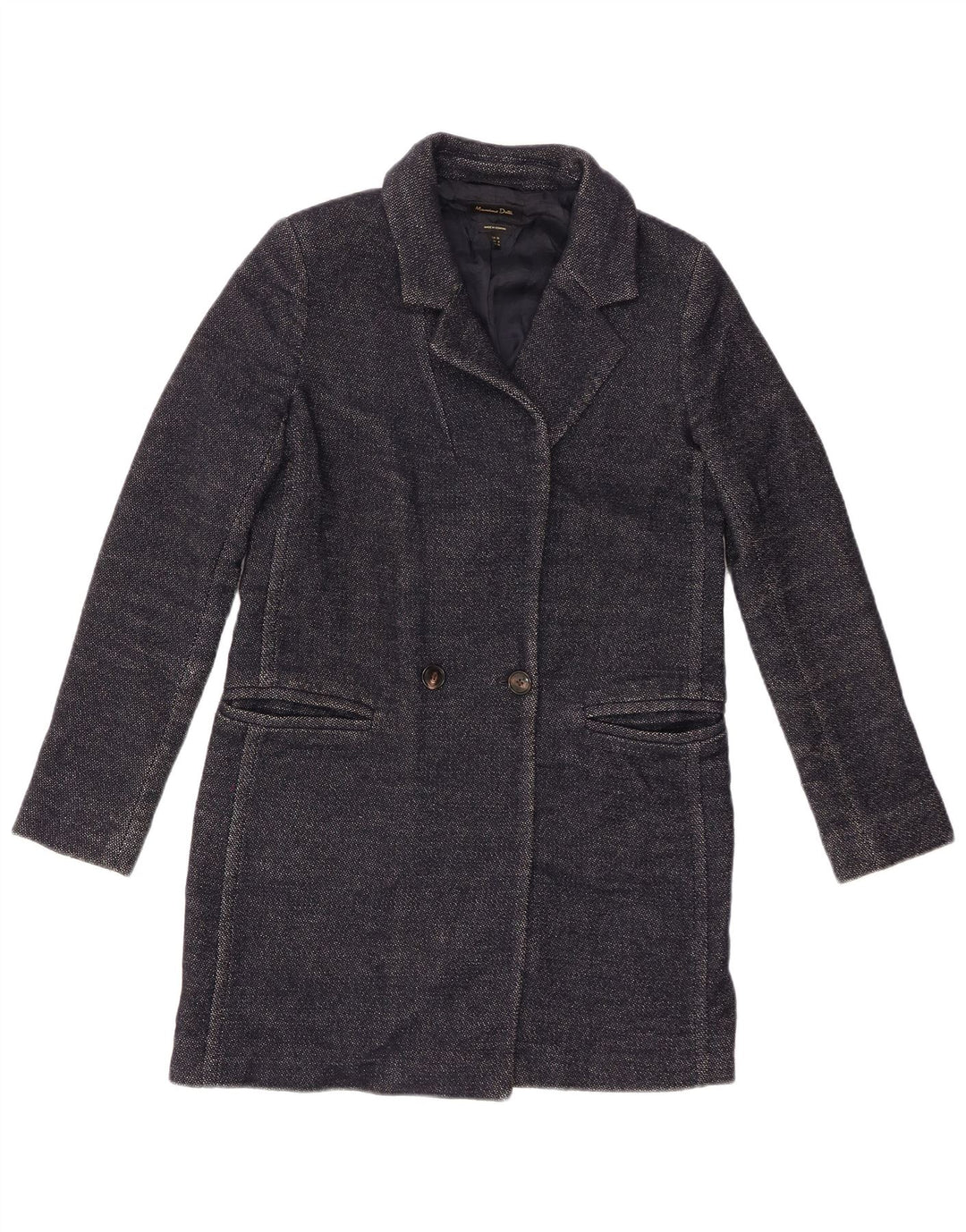 Massimo Dutti ženski kaput EU 36 XS tamnoplava vuna