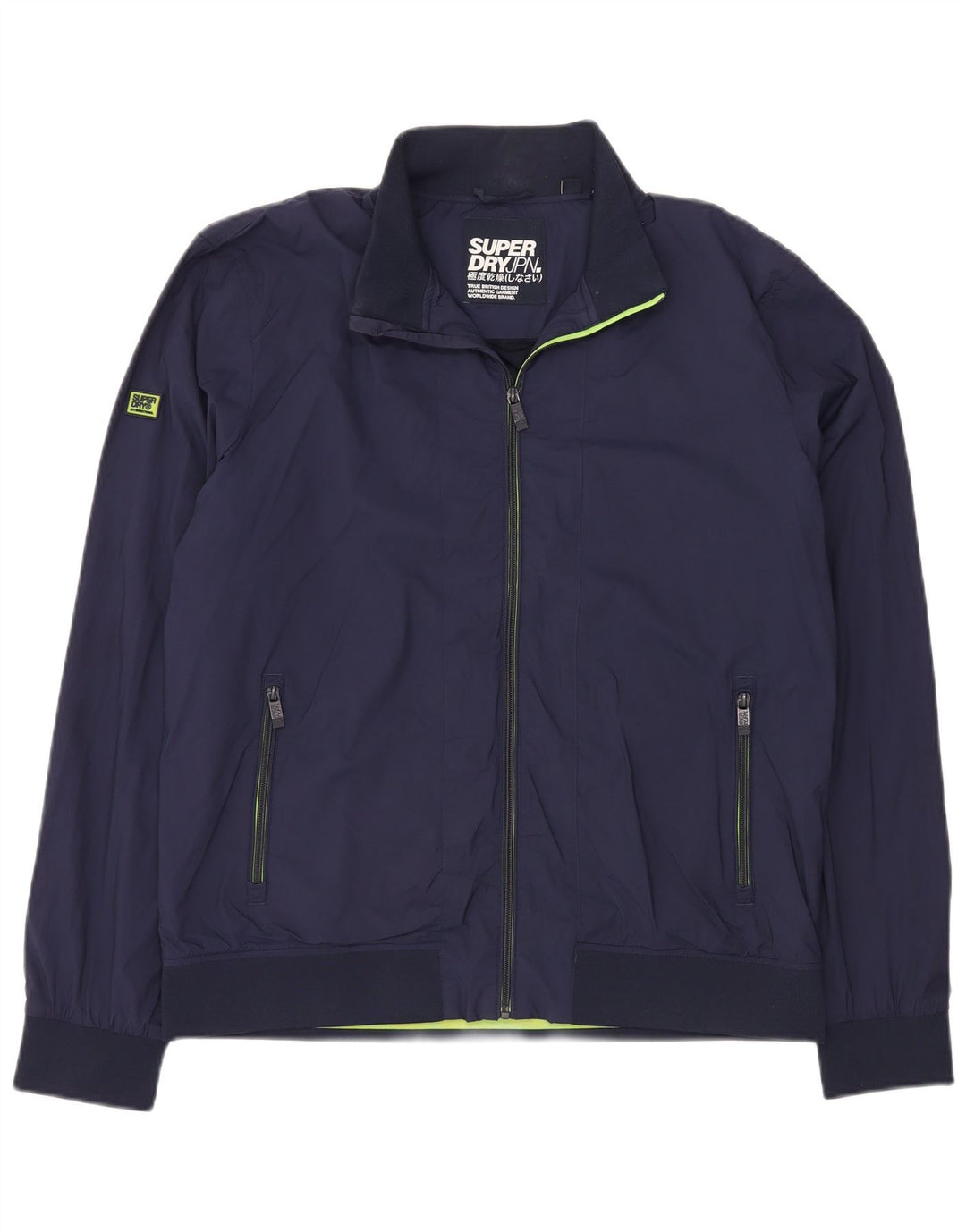 Superdry muška bomber jakna UK 42 XL tamnoplavi najlon