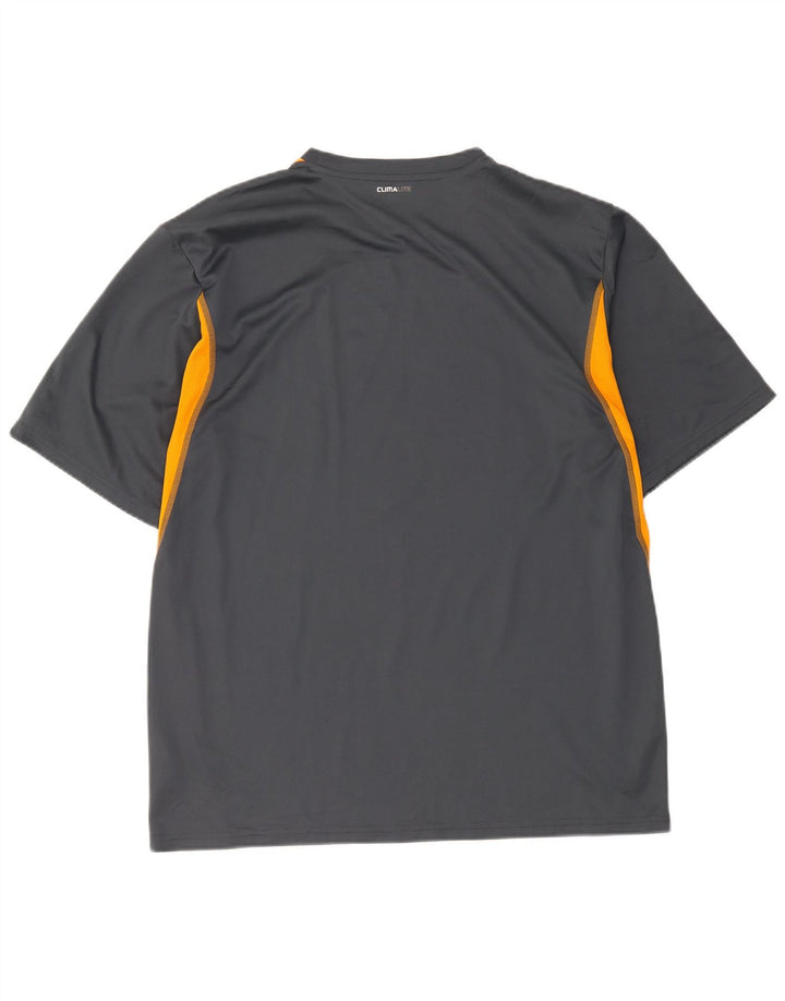 Adidas muška majica kratkih rukava Climalite XL siva poliesterska boja