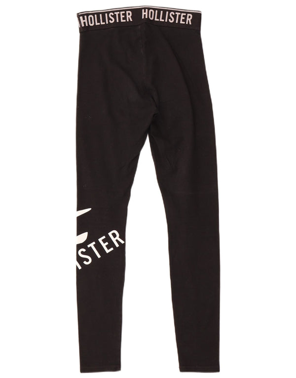 Hollister ženske grafičke tajice UK 6 XS crne